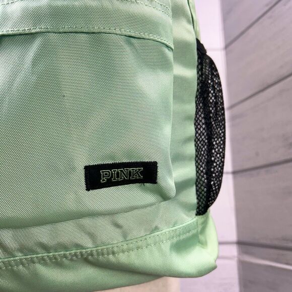 Victoria\'s Secret PINK Women\'s Classic Campus Backpack Laptop Logo Mint Green main image 9